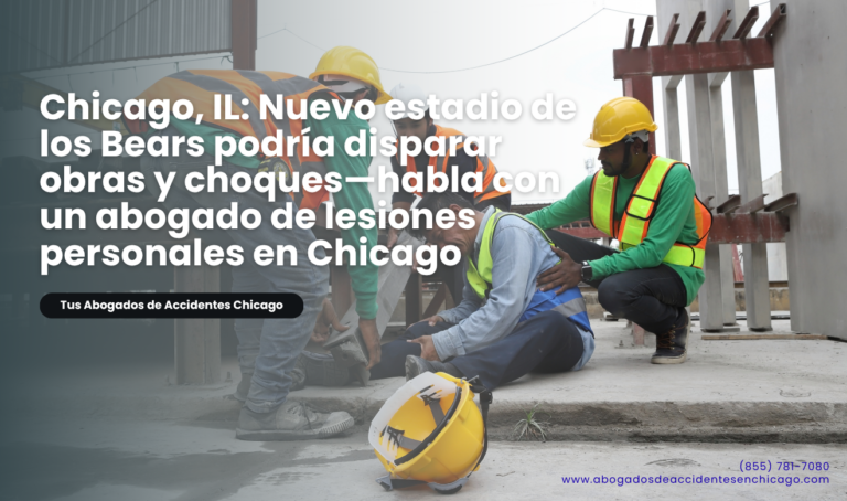 Chicago, IL: Nuevo estadio de los Bears podría disparar obras y choques—habla con un abogado de lesiones personales en Chicago