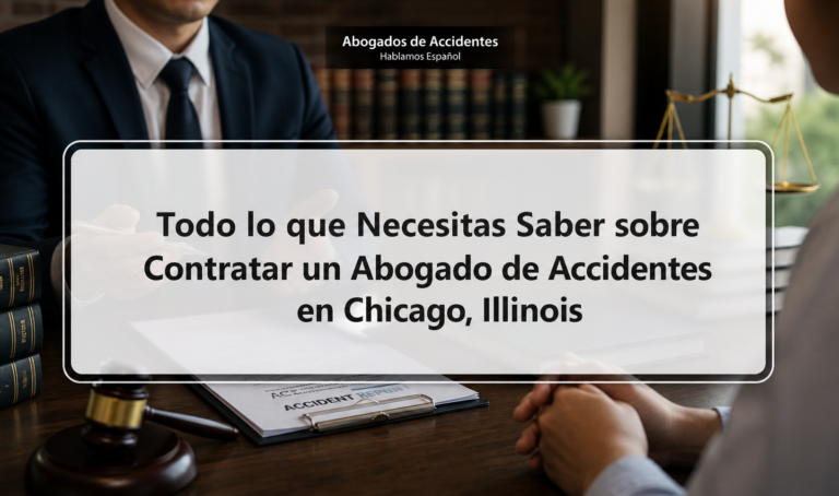 Todo lo que Necesitas Saber sobre Contratar un Abogado de Accidentes en Chicago, Illinois