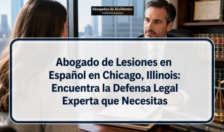 Abogado de Lesiones en Español en Chicago, Illinois: Encuentra la Defensa Legal Experta que Necesitas